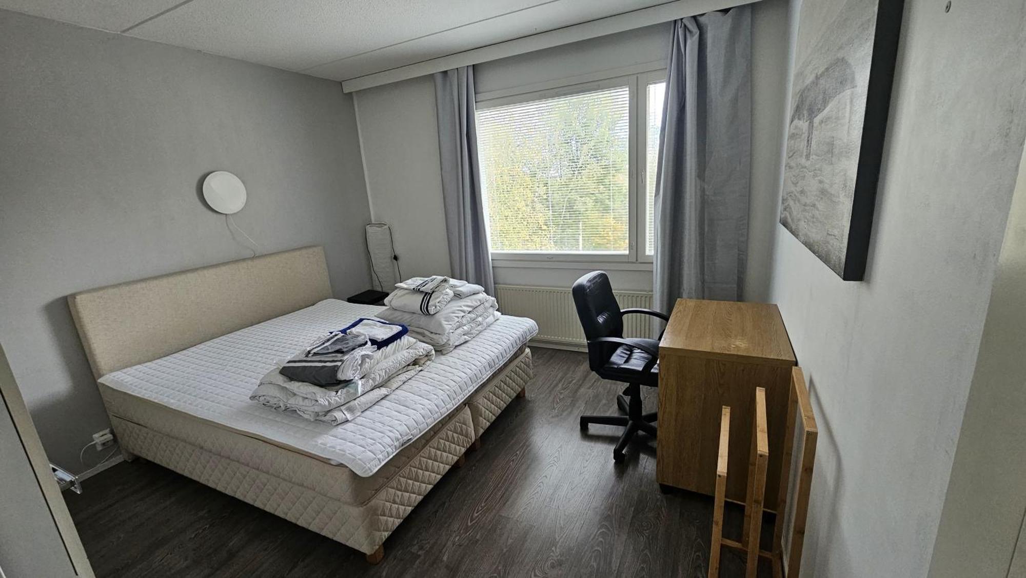 Tilava Kaksio, Saunalla Ja Saehkoeauton Latauksella. Tampere Exterior foto